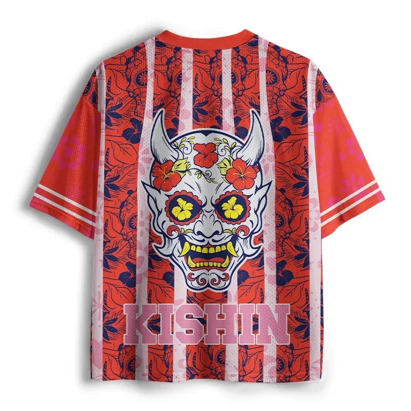 Kyoto-Lion Kishin Mask Japanese Mesh Jersey