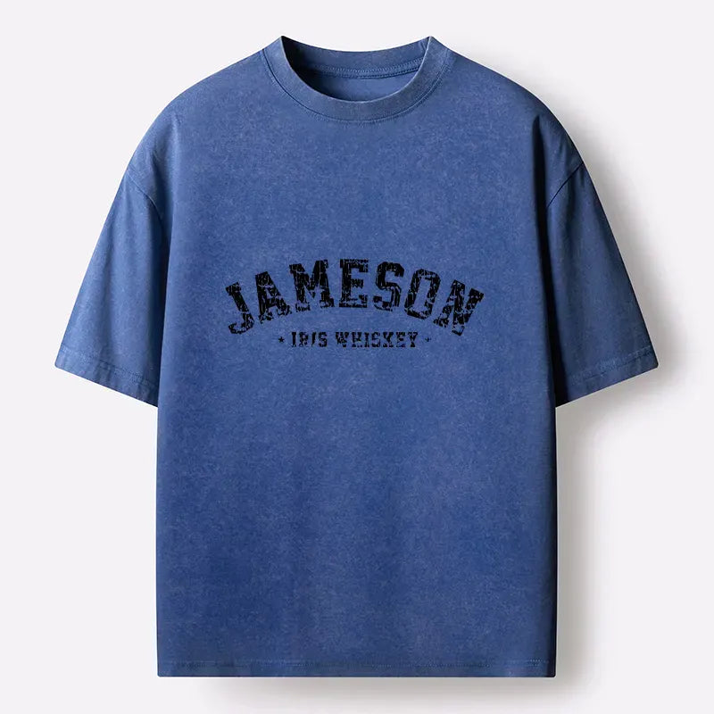 Japanese washed t-shirt for daily wear
