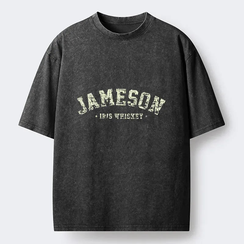 Japanese washed t-shirt for daily wear