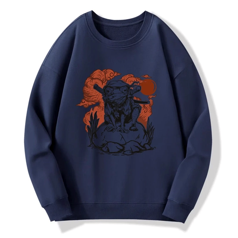 Japanese Ninja Frog Sweatshirt for Men