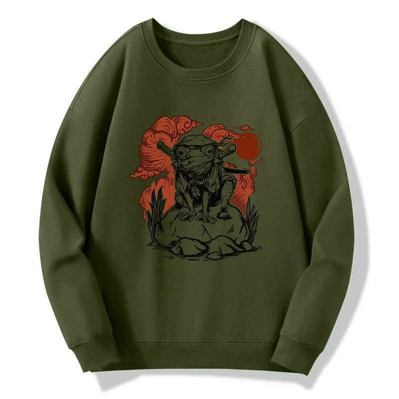 Comfortable Unisex Frog Sweatshirt for Daily Wear