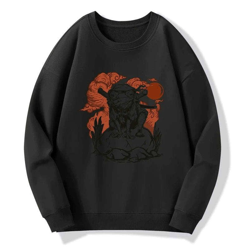 Comfortable Unisex Frog Sweatshirt for Daily Wear