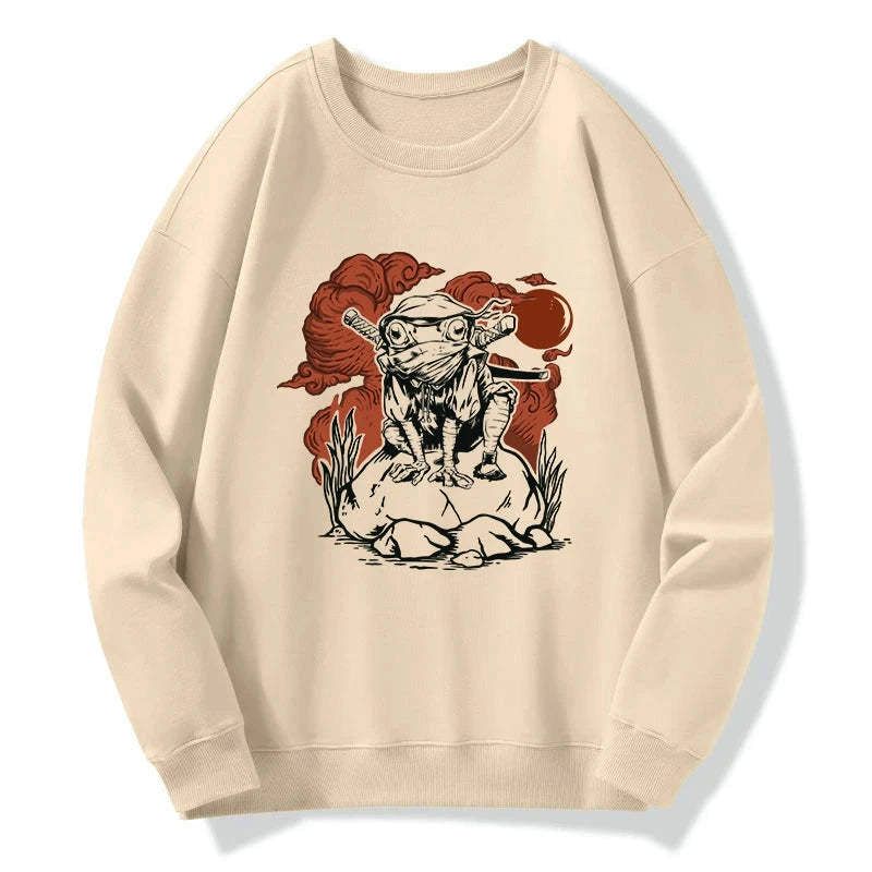 Comfortable Unisex Frog Sweatshirt for Daily Wear