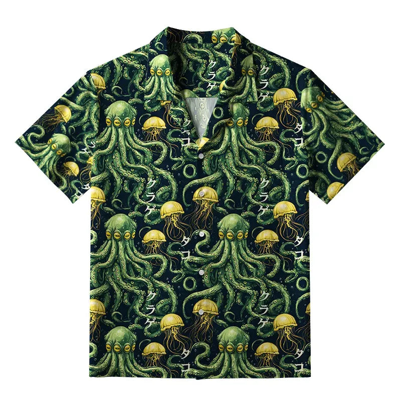 Japanese Mystical Octopus Aloha Shirt