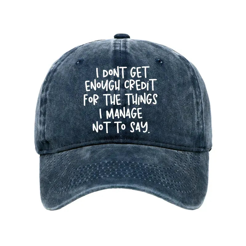Japanese washed cap for daily wear