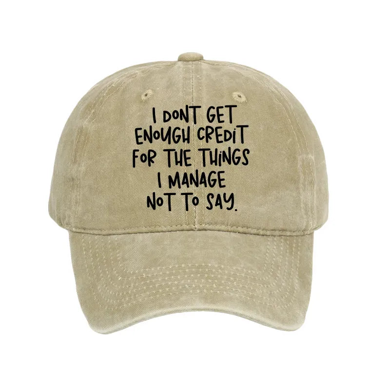 Japanese washed cap for daily wear