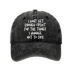 Japanese washed cap for daily wear