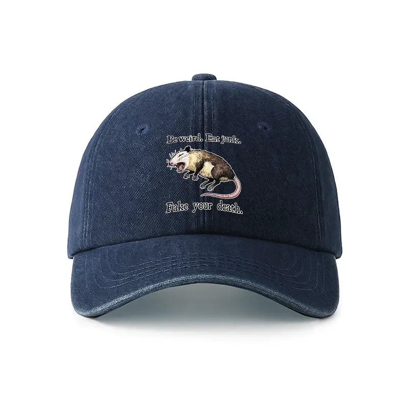 Unisex Adjustable Denim Cap for Summer
