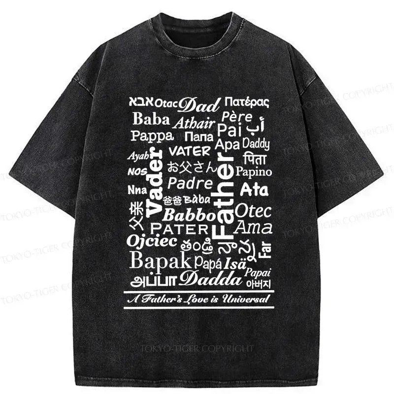 Kyoto Lion Washed T-Shirt for Father