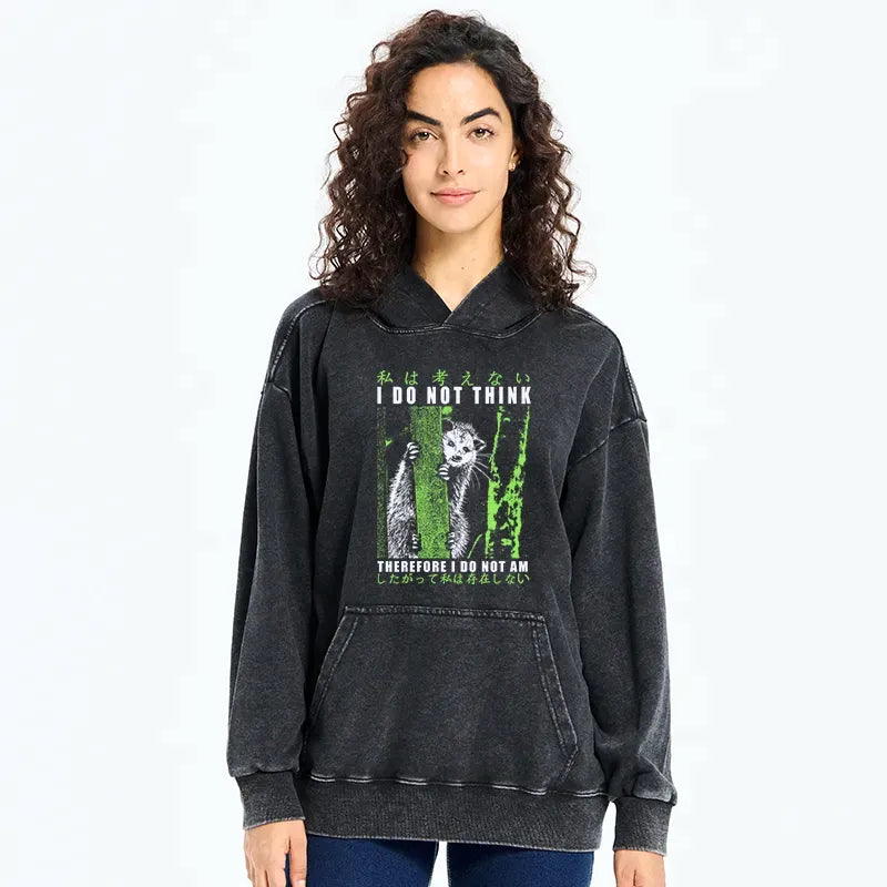 Kyoto-Lion Stupid Possum Japan Washed Hoodie