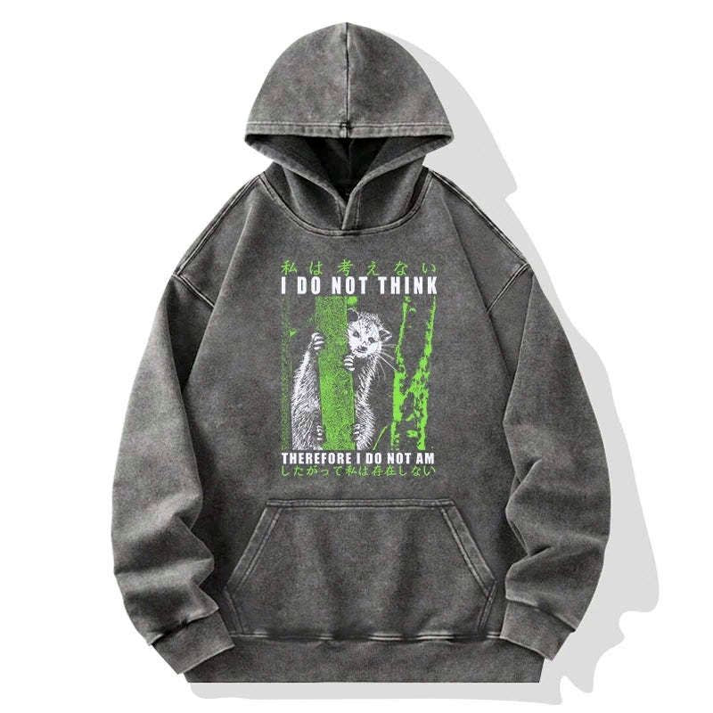 Japanese Washed Hoodie for Daily Wear