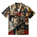 Kyoto-Lion Abstract Japanese Samurai Aloha Hawaiian Shirt