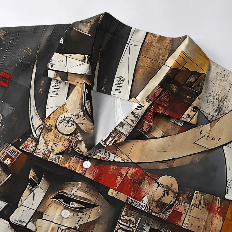 Unisex Cotton Samurai Shirt for Vacation