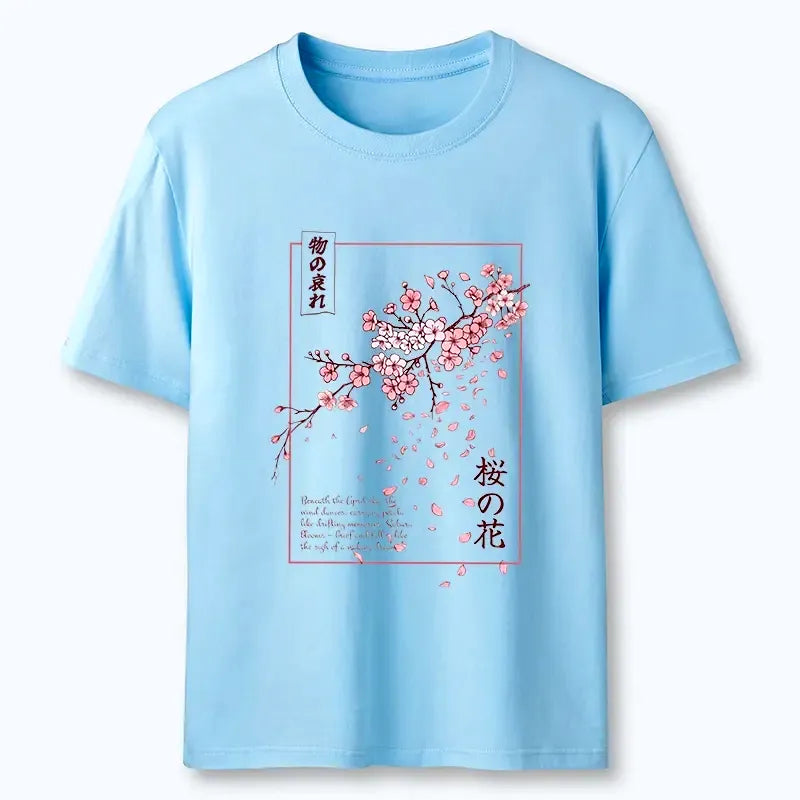 Kyoto-Lion Falling Petals Art Classic T-Shirt