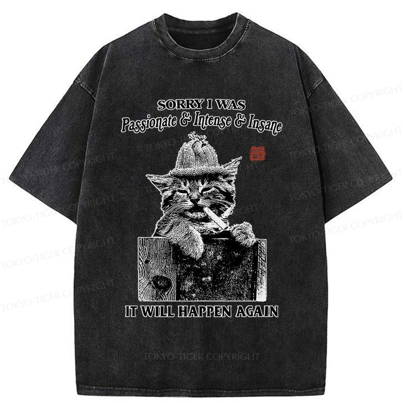 Funny Cat T-Shirt for Daily Wear