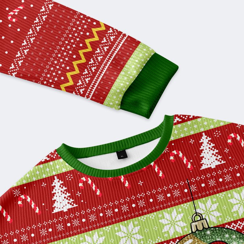 japanese kyoto lion christmas sweater gift idea