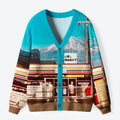 Retro Japanese streetwear cardigan for summer