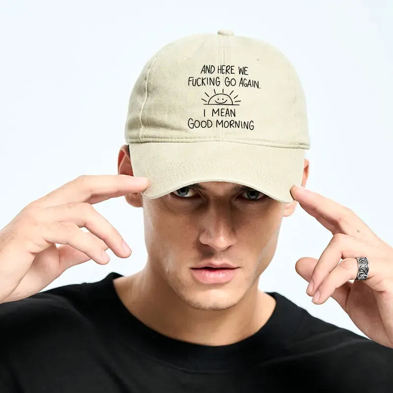 unisex adjustable cotton cap for daily wear