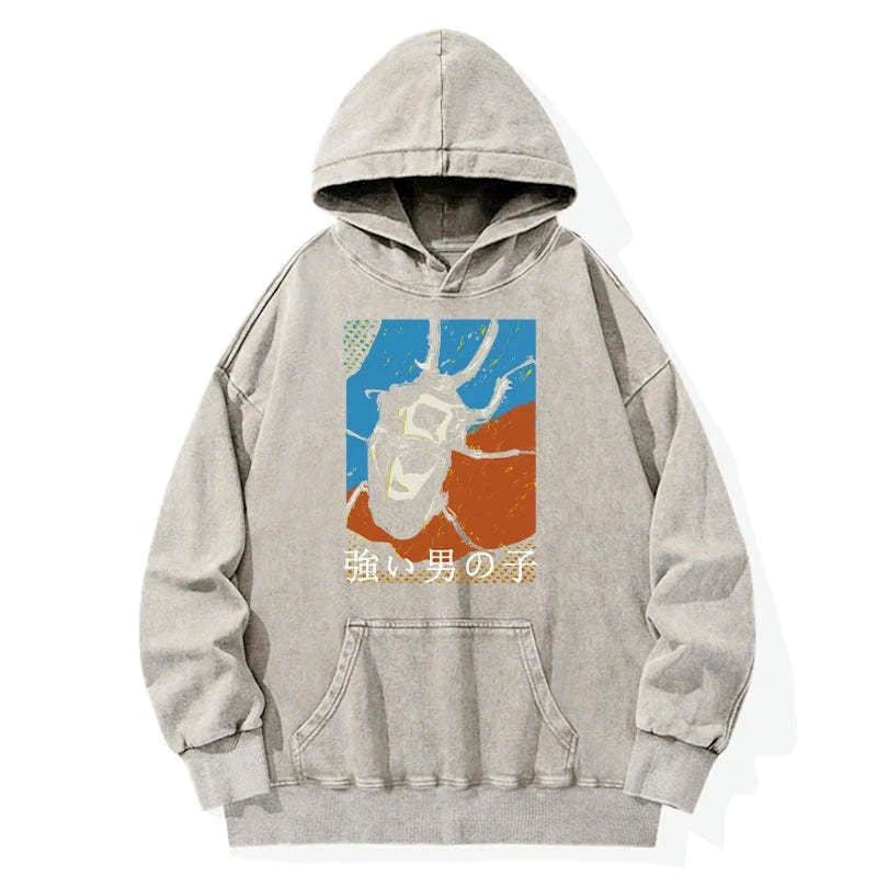 unisex Japanese culture hoodie daily wear