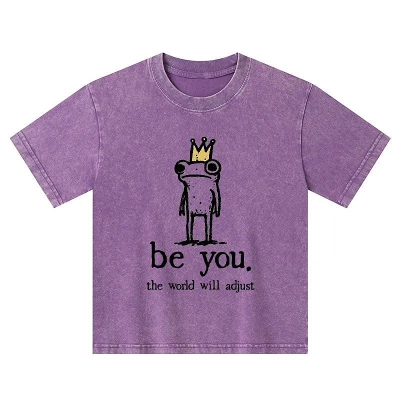Washed Kids T-Shirt Japanese Style