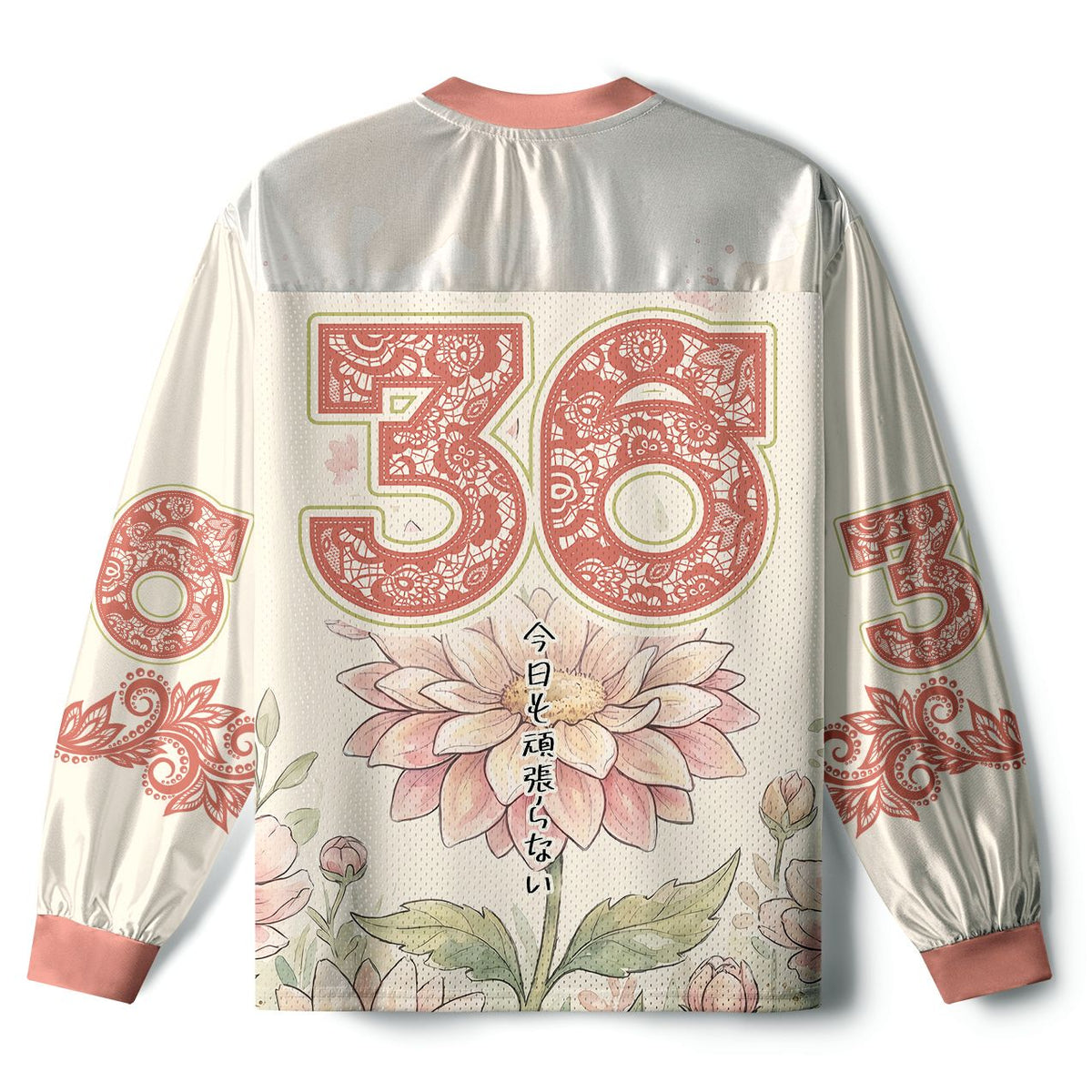 Kyoto-Lion Funny Bunny Bee, I Don’t Push Myself Today Paneled Long Sleeve Jersey