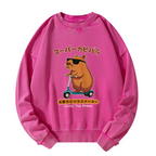 japanese streetwear capybara sweatshirt
