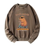 japanese streetwear capybara sweatshirt