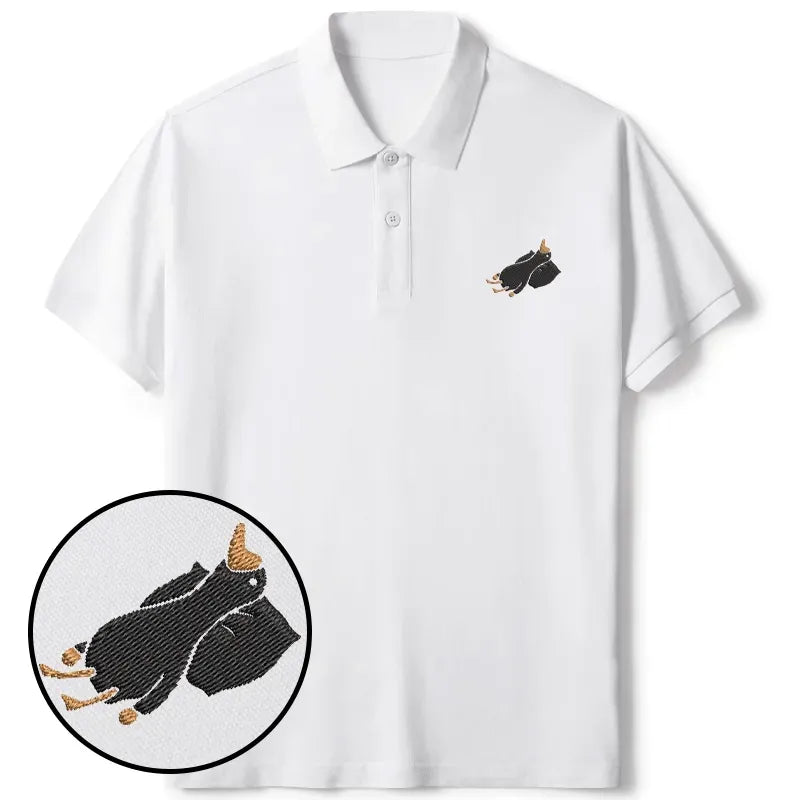 Kyoto-Lion Sleeping Goose Polo Shirt Gift Idea