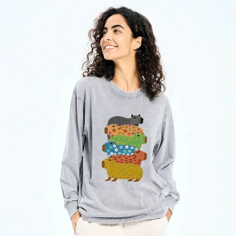 Best Seller Capybara Long Sleeve T-Shirt