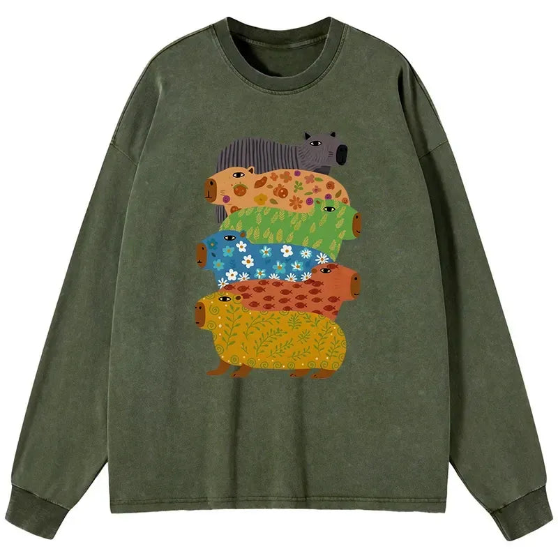 Best Seller Capybara Long Sleeve T-Shirt