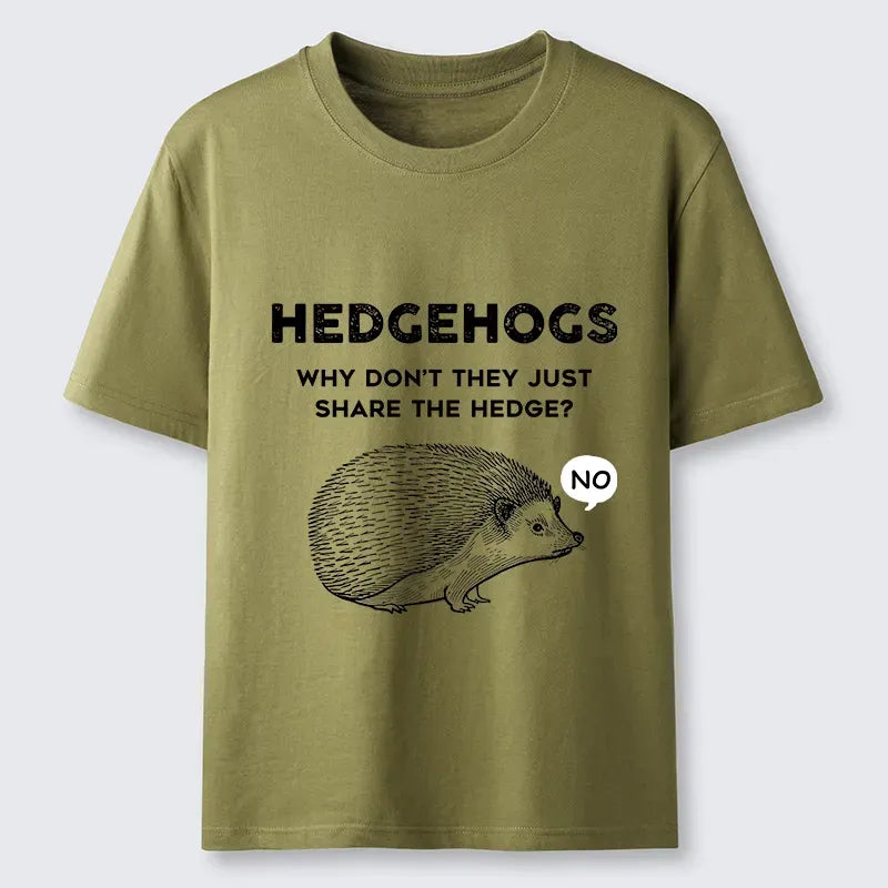 Kyoto-Lion Funny Hedgehog Classic T-Shirt