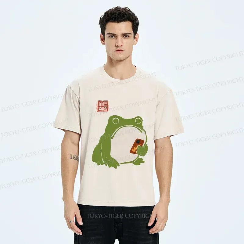 Washed Frog T-Shirt Gift Idea