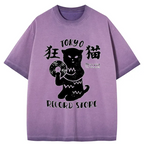 comfortable cat graphic tshirt for men