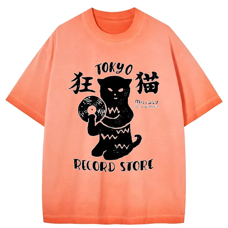 comfortable cat graphic tshirt for men