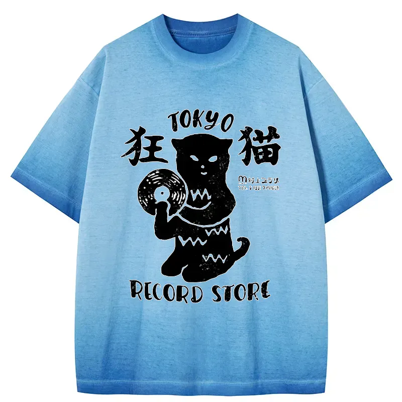 comfortable cat graphic tshirt for men