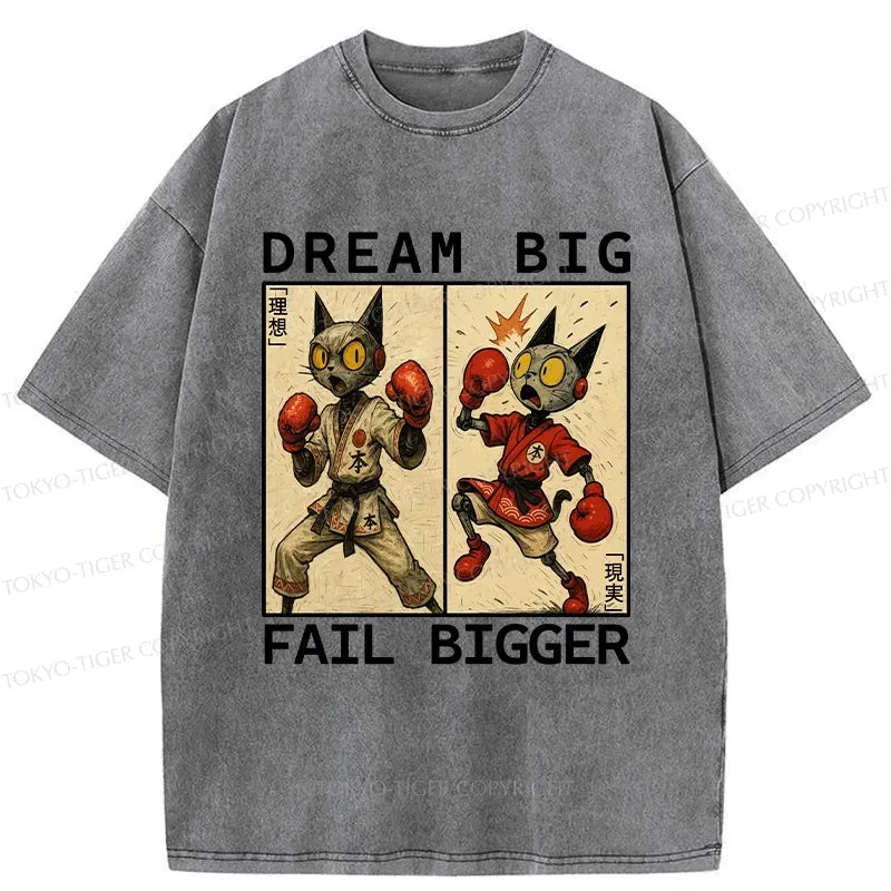 Japanese Vintage Washed T-Shirt for Streetwear