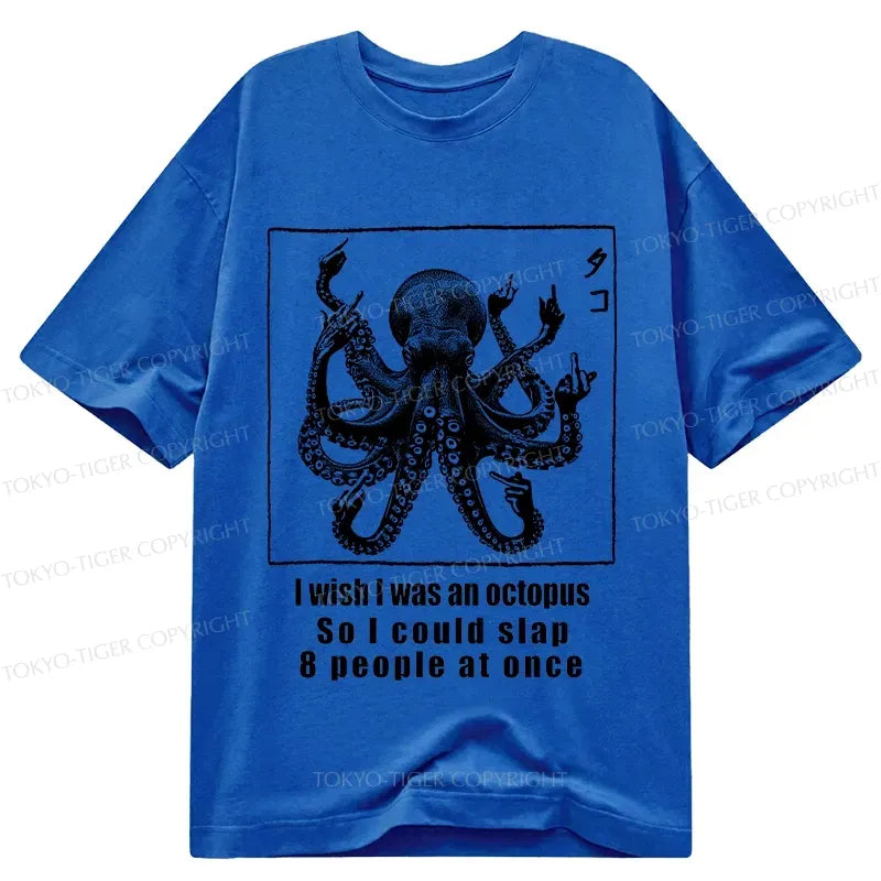 Japanese octopus t-shirt for daily wear