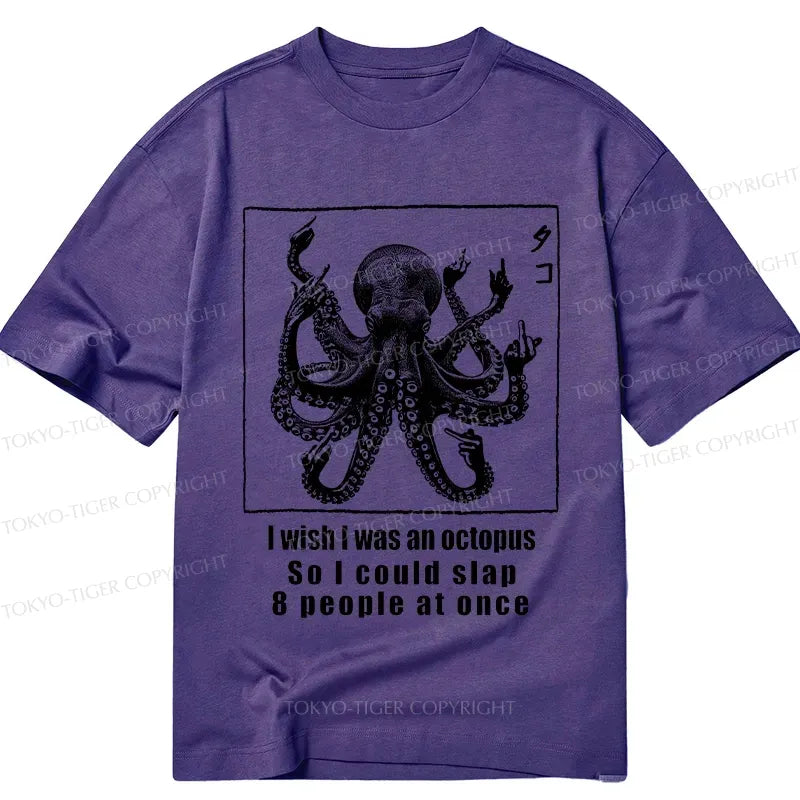 Japanese octopus t-shirt for daily wear