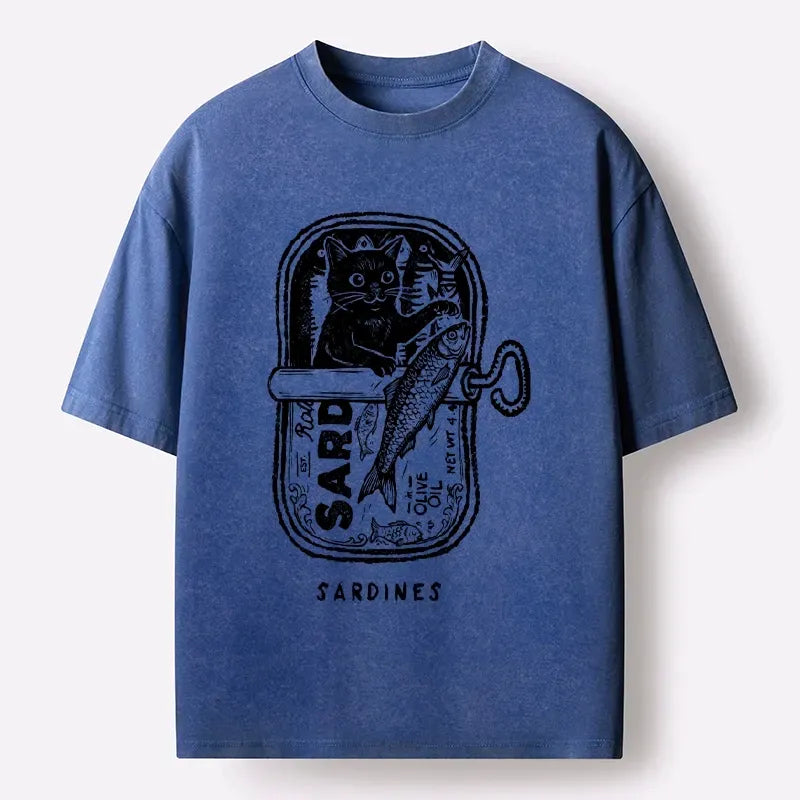 washed unisex tee for daily wear