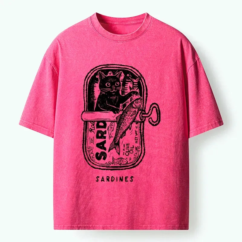 washed unisex tee for daily wear