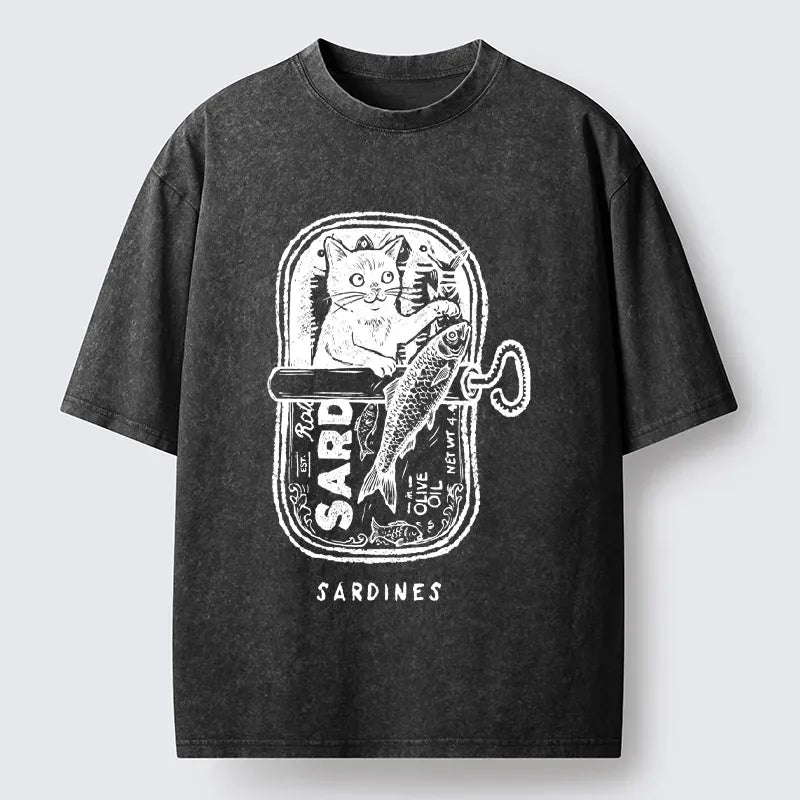 washed unisex tee for daily wear