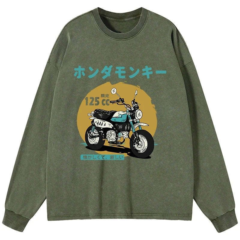 Japanese Washed Motorcycle T-Shirt
