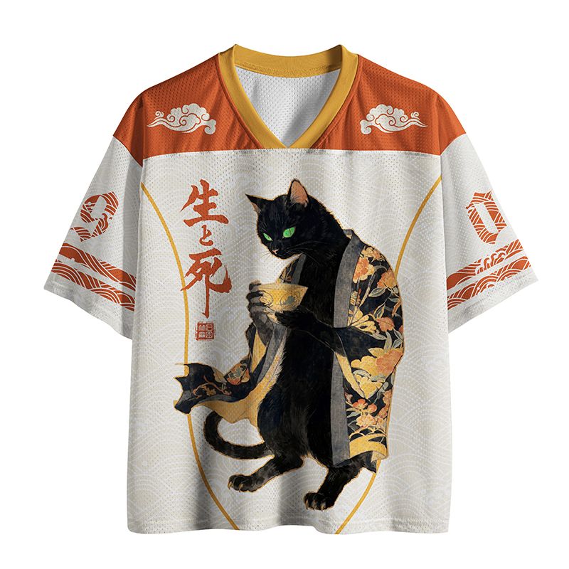 Vintage Samurai Cat Jersey Best Seller