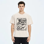 Kyoto-Lion Funny Meme T-Shirt for Daily Wear