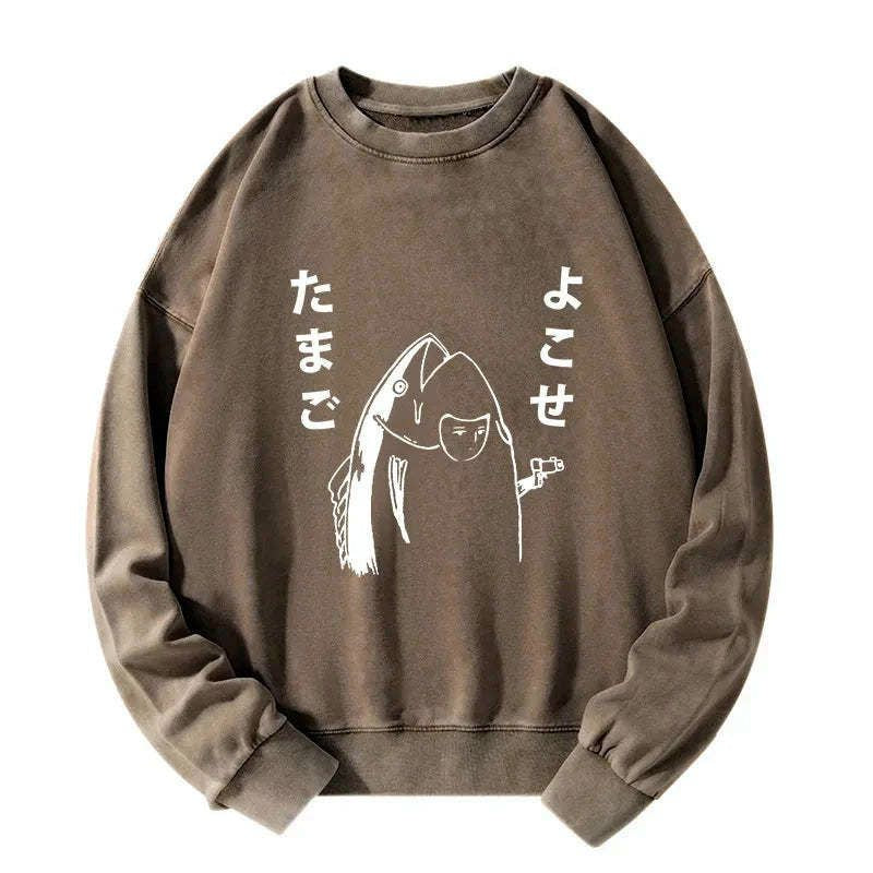 japanese vintage sweatshirt for daily wear