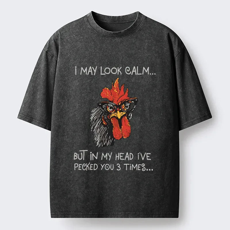 Kyoto-Lion Inner Rebellion Washed T-Shirt