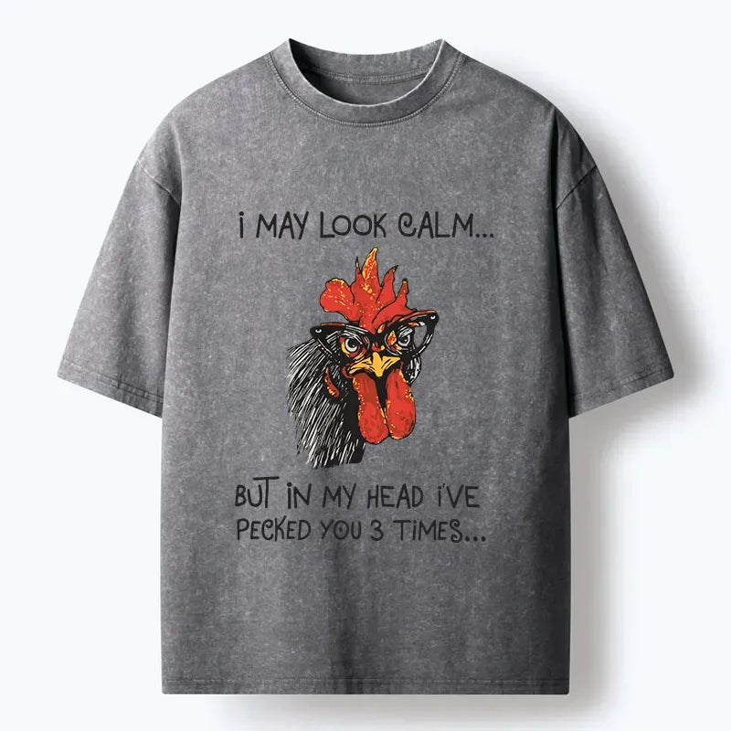 Kyoto-Lion Inner Rebellion Washed T-Shirt