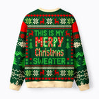 Kyoto-Lion My Xmas Fuzzy Christmas Ugly Sweatshirt