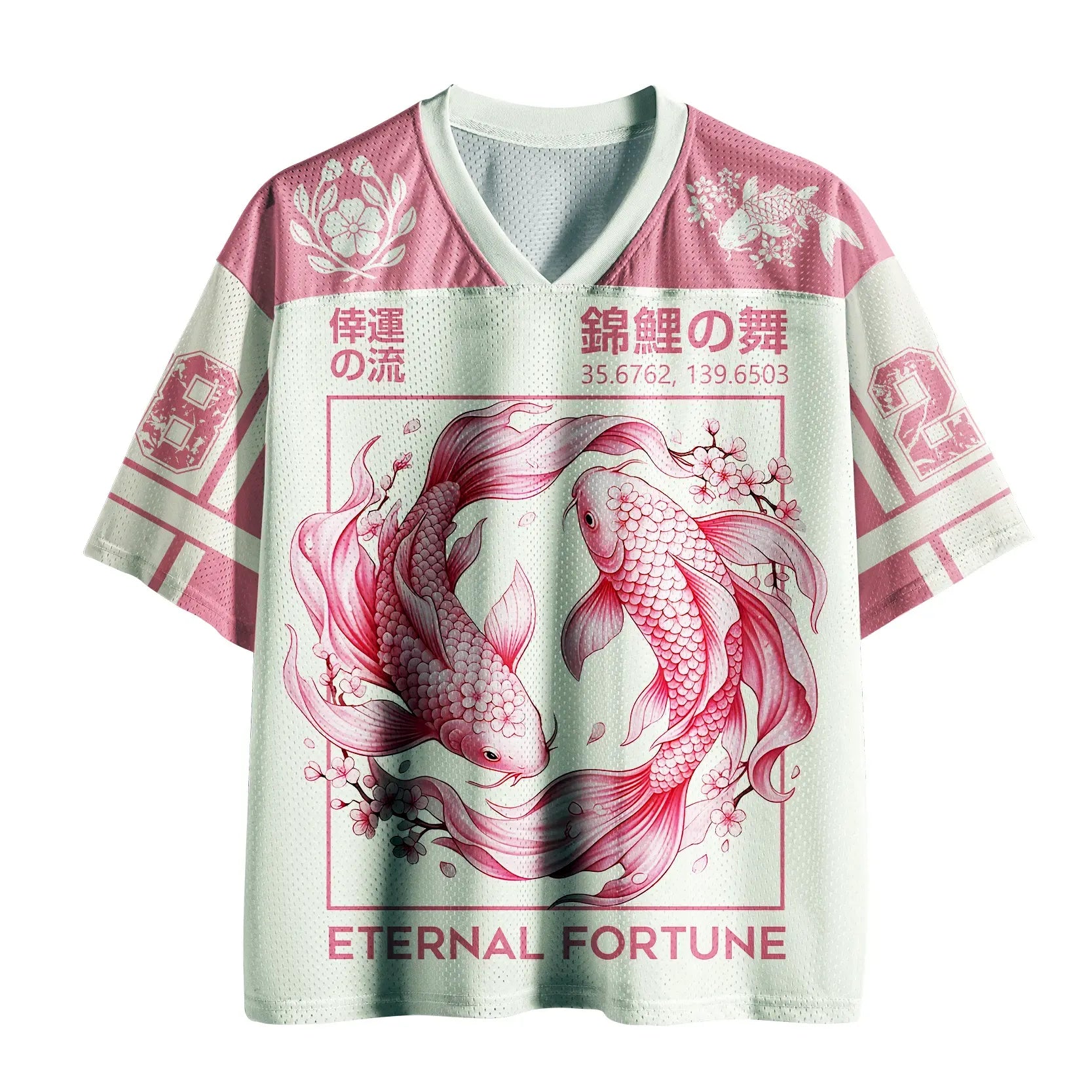 Kyoto-Lion The Dance of Nishikigoi Mesh Jersey