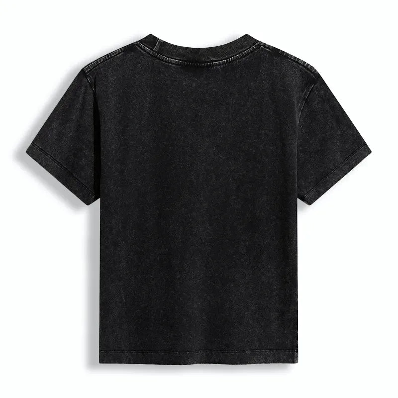 Kyoto-Lion The Cat And The Crow Are Planning To Rule The World Women's Washed T-shirt